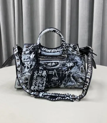 Balenciaga Distressed  Bag with Graffiti Details #A46204