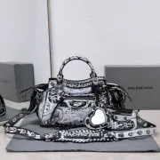 Good Quality Balenciaga Designer Bag - Edgy Graffiti Style #A46203