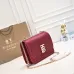 Burberry Leather Shoulder Bag with Chain Strap #A45669