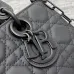 DIOR AAA+ Small Lady D-joy Bag Ultramatte Black #A36457