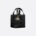 Dior Black Quilted Leather Tote Bag #A45652