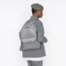 Dior CD Diamond Rider backpack 1:1 original Quality Gray/Black #999934425