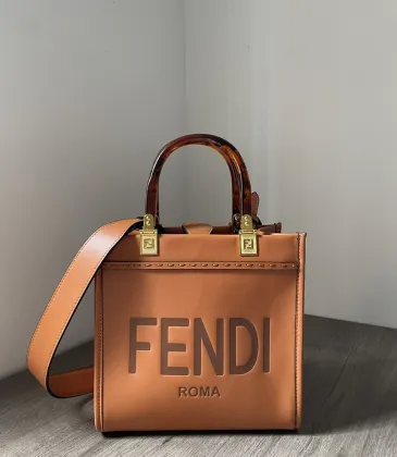 Fendi top quality new style  glass handle detachable shoulder strap  Sunshine small handbag #A22867