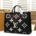 Hot sale Brand L CRAFTY ONTHEGO Monogram  handbag oversized print #99874622