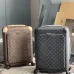 Louis Vuitton Classic Monogram Canvas Luggage in Brown and Black 20 inch #A46398