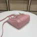 New handbag MCM  good quality mini pink Lovely bag  #A22917