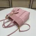 New handbag MCM  good quality mini pink Lovely bag  #A22917