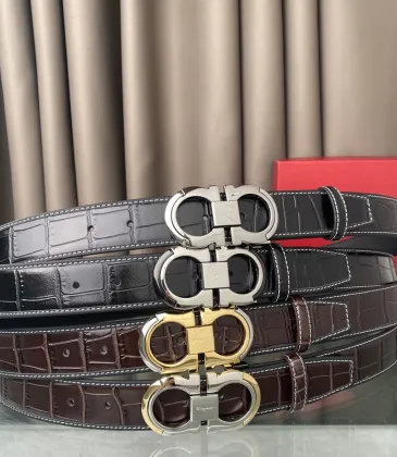 Ferragamo Leather Belts 1:1 Quality W3.5CM #999930982