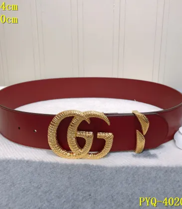 Men's Gucci AAA+ Leather Belts 4cm #9124269