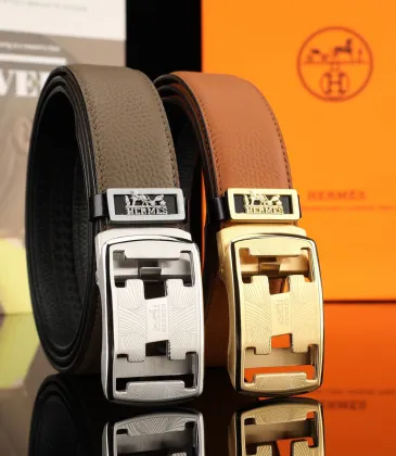 Hermès Classic Leather Belt with H Logo Buckle #A46197