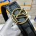 Louis Vuitton AAA+ Leather Belts W4cm #9129997