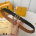 Men's Louis Vuitton AAA+ reversible Belts 3cm #A33429