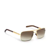 Louis Vuitton AAA Attitude Sunglasses Gold Acetate #999924871