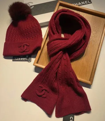 Chanel Wool knitted Scarf and cap #999909616