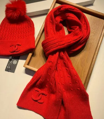 Chanel Wool knitted Scarf and cap #999909618