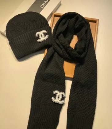 Chanel Wool knitted Scarf and cap #999909632