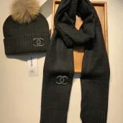 Chanel Wool knitted Scarf and cap #999909642