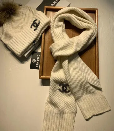 Chanel Wool knitted Scarf and cap #999909644