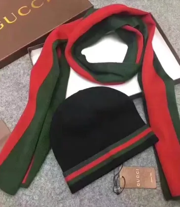 Gucci Wool knitted Scarf and cap 185*35cm #9108744