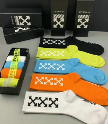 Brand OFF WHITE socks (5 pairs) #999902050