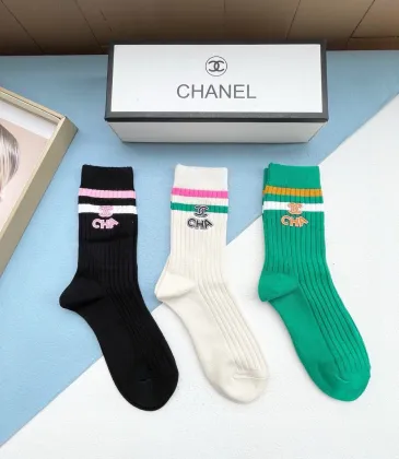 Chanel socks (3 pairs)  #A36990