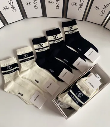 Chanel socks (5 pairs) #A31214