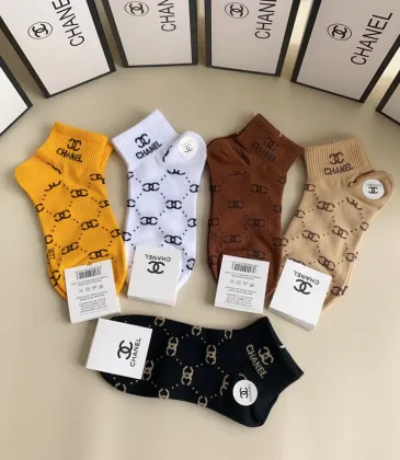 Chanel socks (5 pairs) #A22140