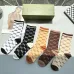 Gucci Striped Cotton Crew Socks with Logo #A45585