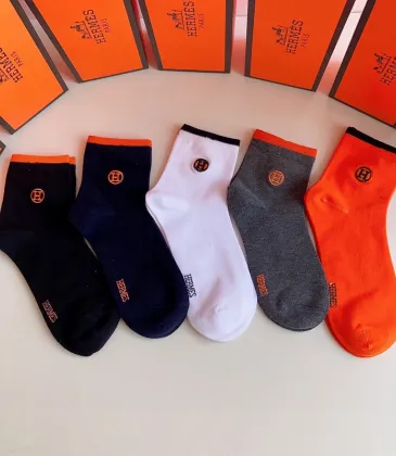 Hermes socks (5 pairs) #A22131