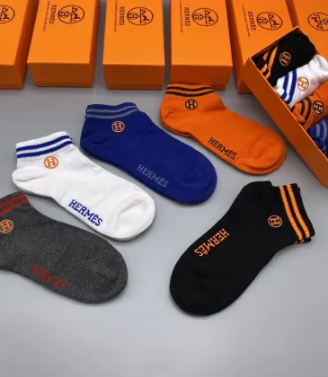 Hermes socks (5 pairs) #A22142