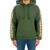 Gucci mens green side-sleeve GG logo hoodie #A33634