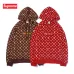 Supreme LV Hoodies for Men Women in Red coffee #99117748