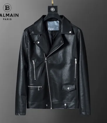 Balmain Leather Jackets for Men #A42430