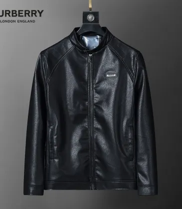 Burberry Leather Jackets for Men #A42436