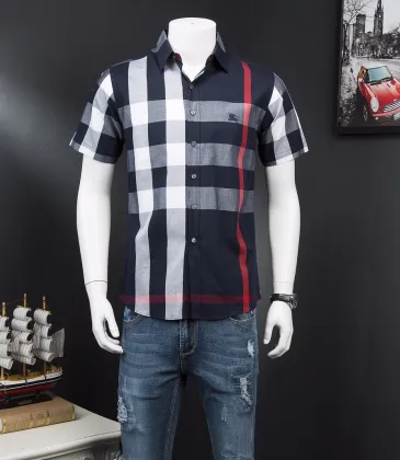 Burberry AAA+ Shorts-Sleeved Shirts for men #818012