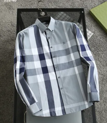 Burberry Shirts for Men's Burberry Long-Sleeved Shirts #A29109