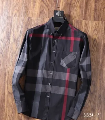 Burberry Shirts for Men's Burberry Long-Sleeved Shirts #A29130