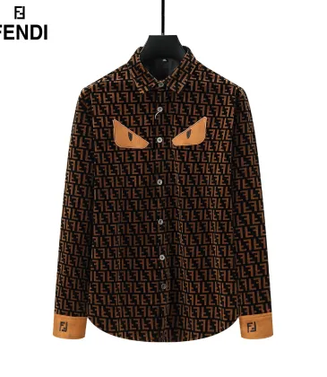 Fendi Shirts for Fendi Long-Sleeved Shirts for men #A30918