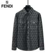 Fendi Shirts for Fendi Long-Sleeved Shirts for men #A30932