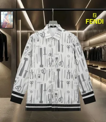 Fendi Shirts for Fendi Long-Sleeved Shirts for men #A45740