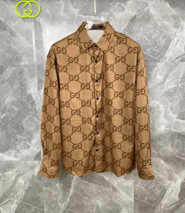 Gucci shirts for Gucci long-sleeved shirts for men #A38380