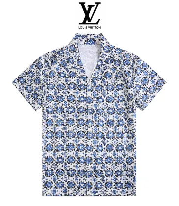 Louis Vuitton Shirts for Louis Vuitton Short sleeve shirts for men #A41378