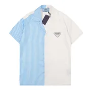 Prada Shirts for Prada Short-Sleeved Shirts For Men #999920813