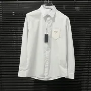 Prada Shirts for Prada long-sleeved shirts for men #A34637