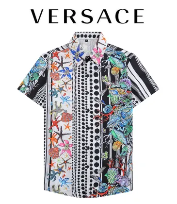 Versace Shirts for Versace Shorts-Sleeveds Shirts For Men #999901029