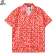 Versace Shirts for Versace Shorts-Sleeveds Shirts For Men #999932195