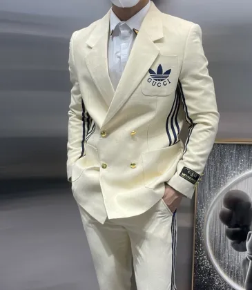 Gucci x Adidas 2024ss new suit White #A34242