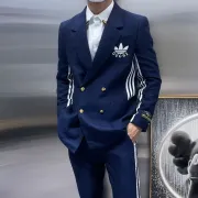 Gucci x Adidas collaboration 2024ss new suit Navy #A34241