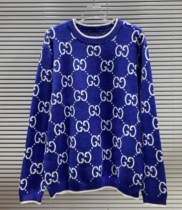 Gucci Sweaters for Men Blue/Green/Black #A39596