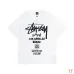  Stussy SS23 World Tour Series Alphabet Print Unisex Short Sleeve T-shirt #A33152